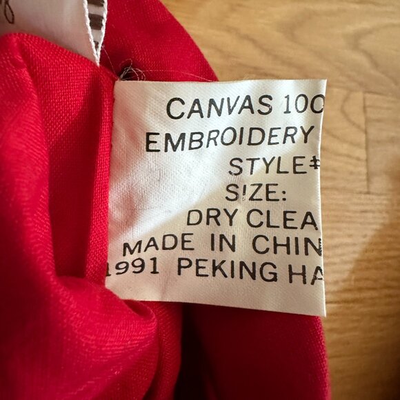 Vintage Imperial Elegance Wool Needlepoint Santa Clause Christmas Stocking - Picture 12 of 14